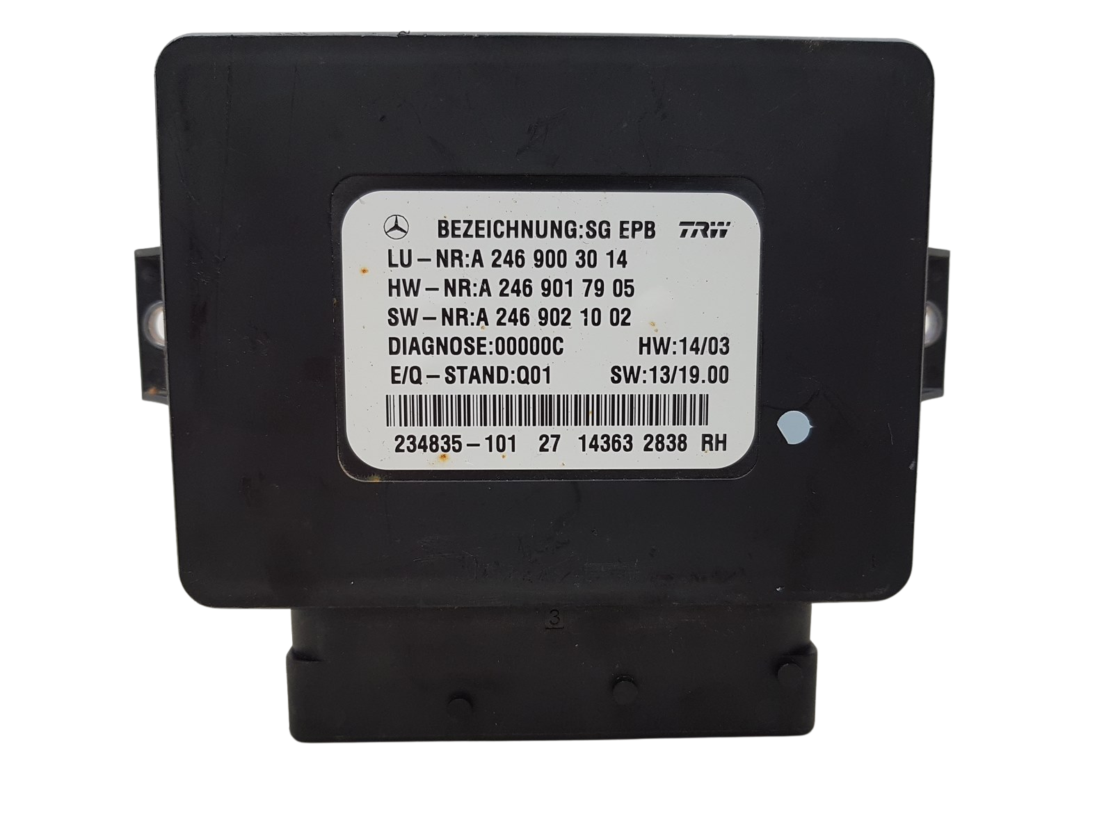 Módulo da unidade de controle Mercedes-Benz A2469003014 A2469017905 A2469021002 main product photo