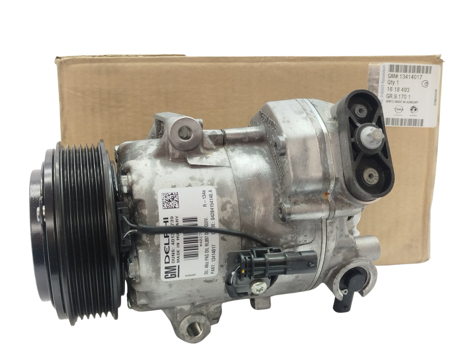 Compressor do Ar Condicionado Novo Original Opel Chevrolet 13414017 main product photo