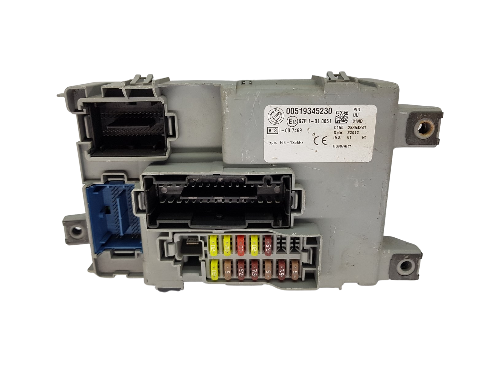 Unidade de Controlo BSI 00519345230 28354341 Fiat Delphi 20797 main product photo