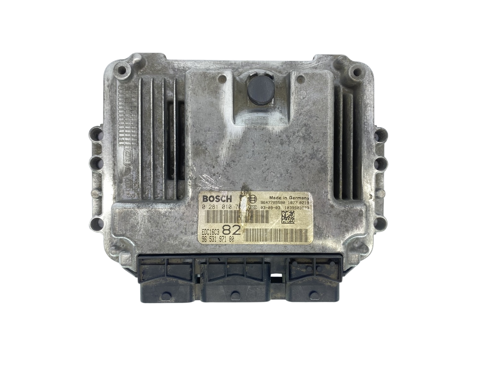 Unidade de Controlo 0281010707 9653197180 9647785580 PSA Bosch 63577 main product photo