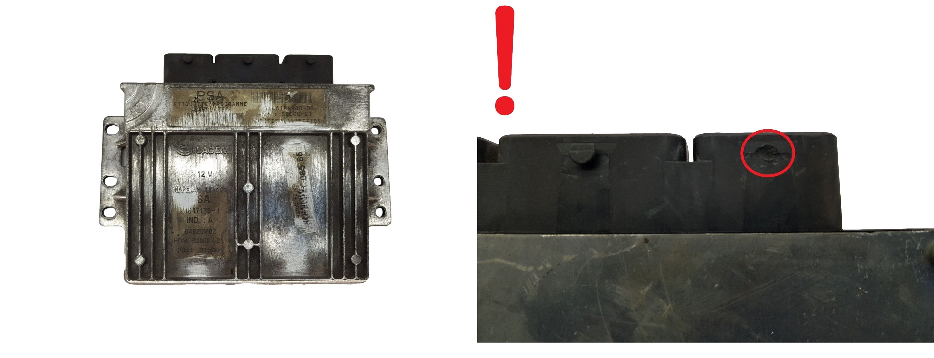 Unidade de Controlo 9645704380 9646184980-00 21647130-1 PSA Sagem 3780 main product photo