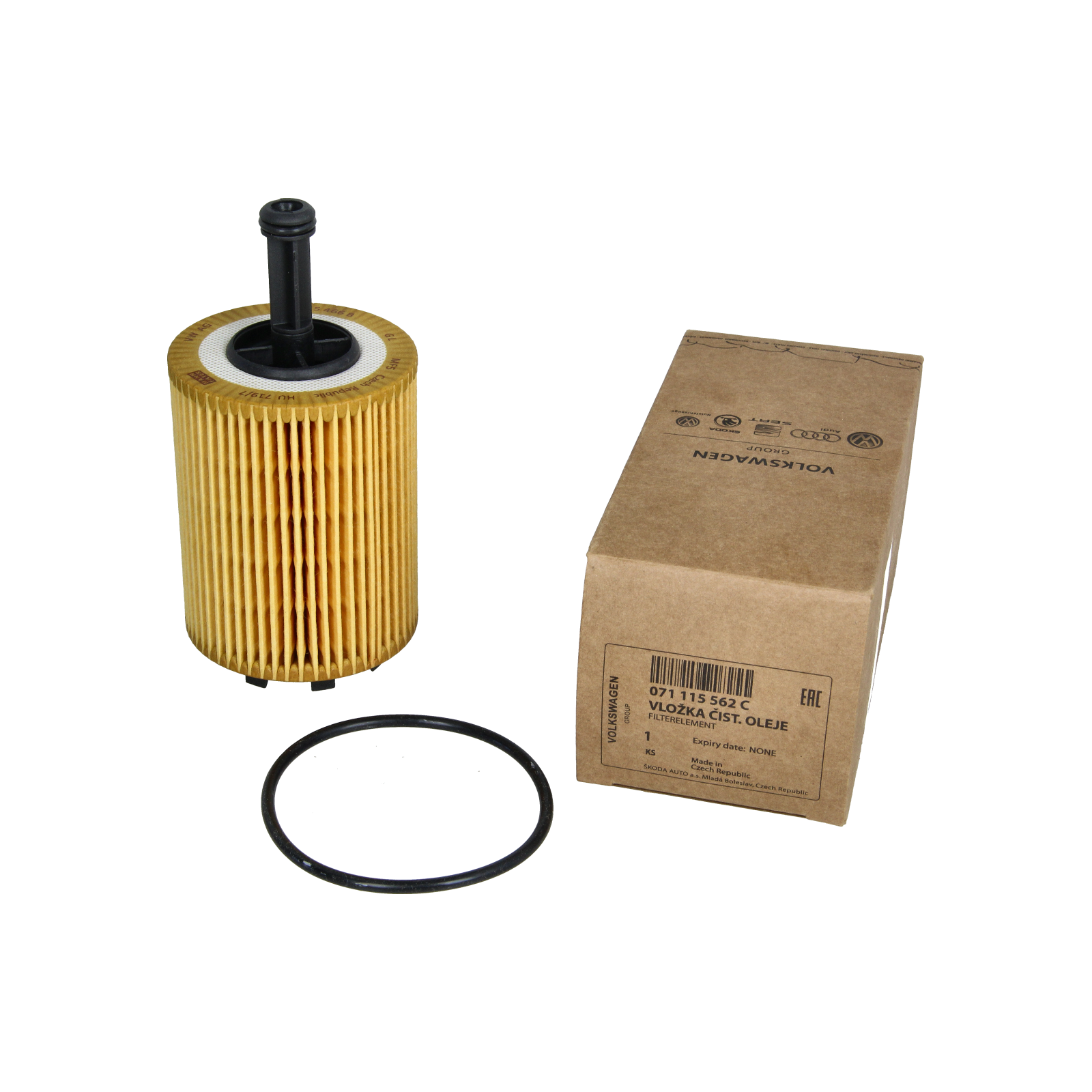 Filtro Óleo Fazer VW Audi Seat Skoda 071115562C 071115562A main product photo