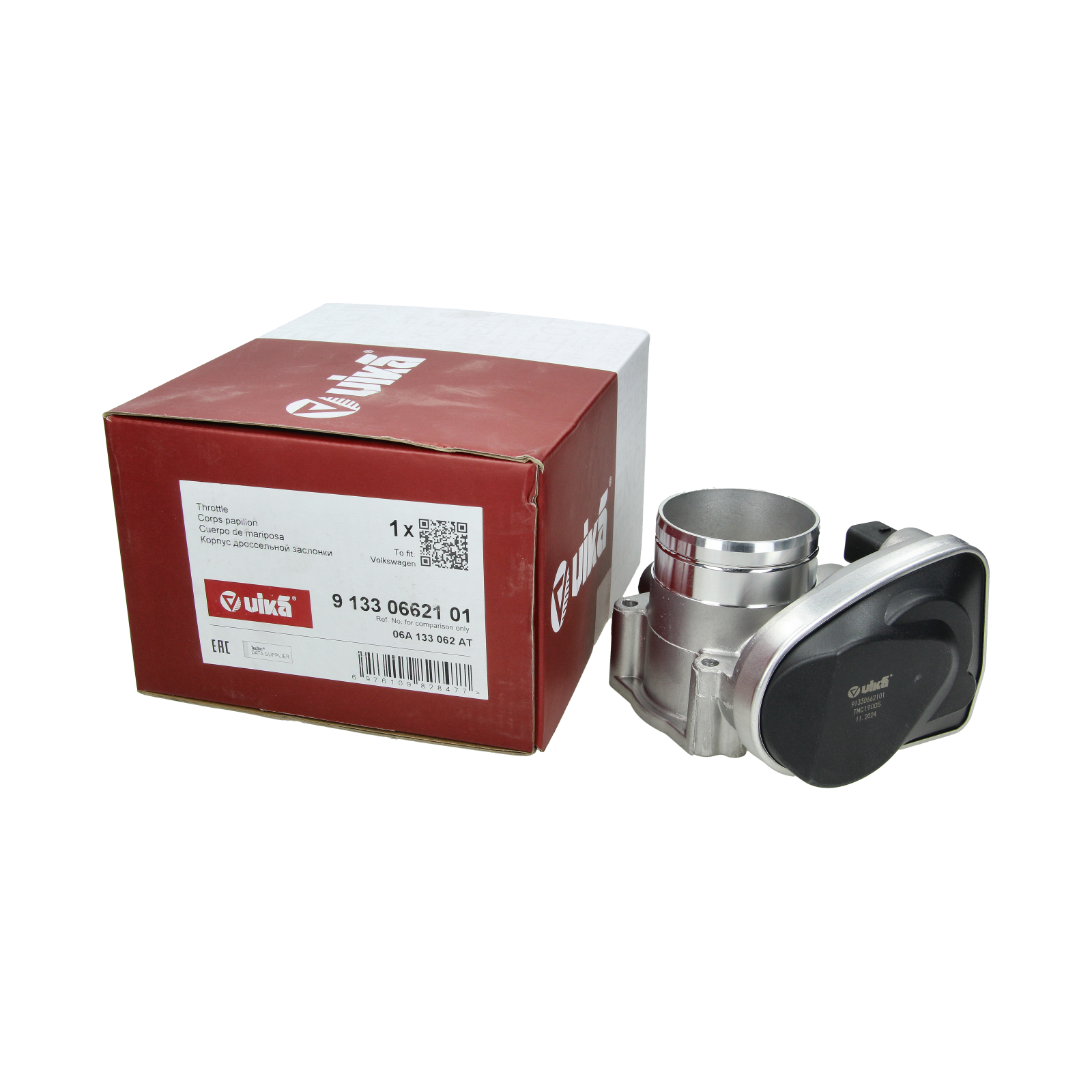 Válvula do corpo do acelerador 06A133062AT 91330662101 VW Audi Seat Skoda Vika main product photo