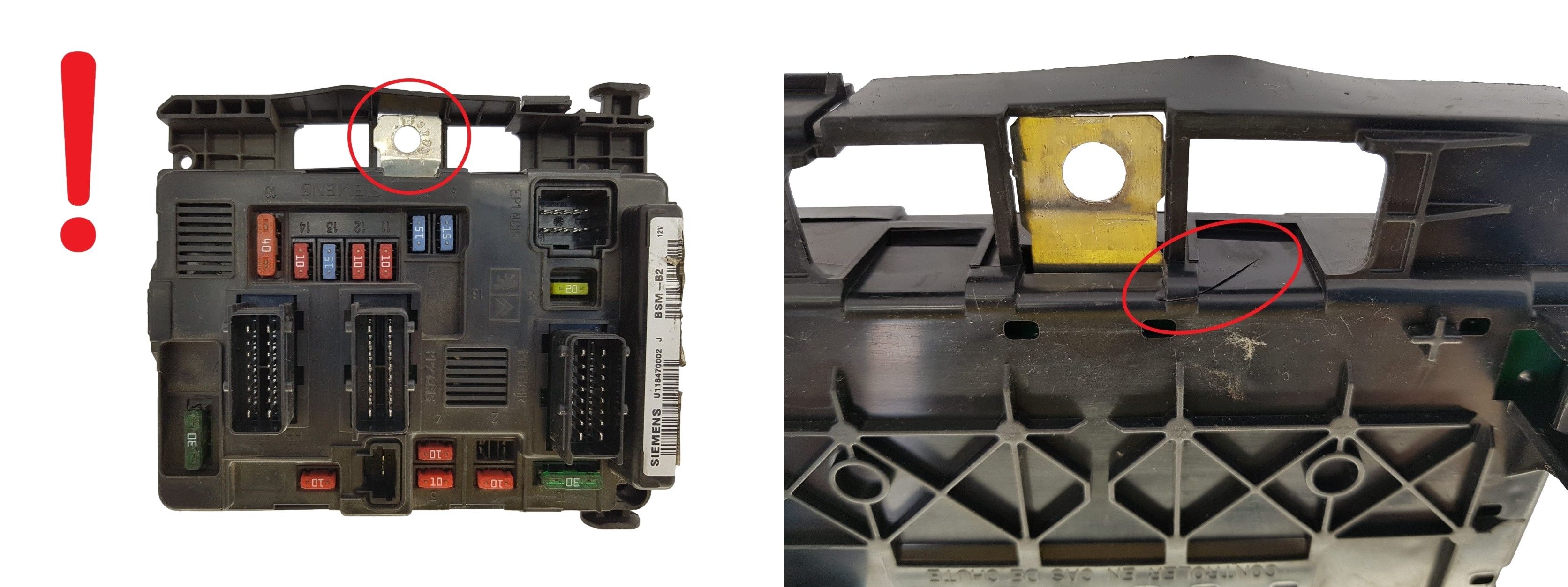 Unidade de Controlo BSM-B2 9650618580 U118470002J PSA Siemens 1522 main product photo